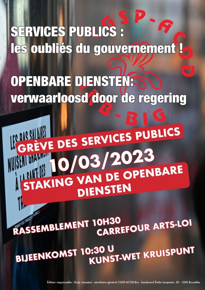 STAKING VAN DE OPENBNARE DIENSTEN